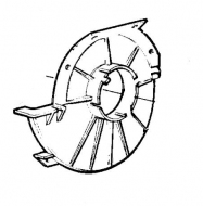 запчасти SCANIA, Крышка печки