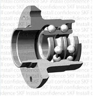 запчасти SKF, Ступица колеса задняя