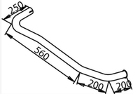 запчасти WINKLER, Труба выхлопная