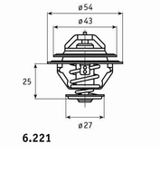 запчасти BEHR, Термостат
