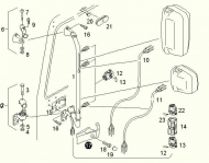 запчасти CMG, Крышка кронштейна зеркала