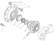 запчасти RVI, Ступица в сборе