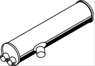 запчасти MB, Глушитель