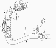 запчасти VANSTAR, Труба выхлопная