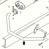 запчасти DINEX, Труба выхлопная