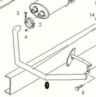 запчасти DINEX, Труба выхлопная
