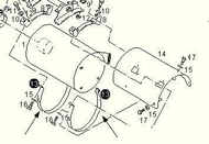 запчасти VANSTAR, Хомут бочки глушителя