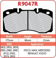 запчасти 3G, Колодки тормозные