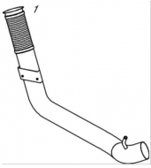 запчасти DINEX, Труба глушителя
