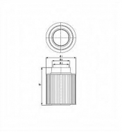 запчасти MAHLE, Картридж фильтра воздушного