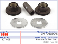 запчасти IVECO, Втулки кабины