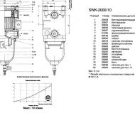 запчасти Willibrord Loesing, Фильтр топливный  в сборе SWK-2000/10/H/24/450