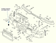 запчасти PACOL, Бампер верхний