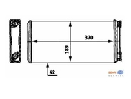 запчасти BEHR, Радиатор отопителя
