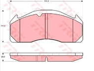 запчасти Roadwin, Колодки тормозные