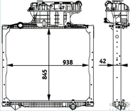 запчасти HELLA, Радиатор охлаждения