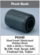 запчасти SAF, Сайлентблок полурессоры