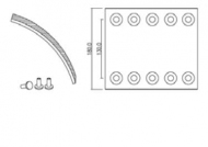 запчасти Bremspunkt, Накладки тормозные