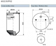 запчасти Templin, Пневмоподушка