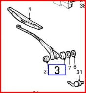 запчасти DAF, Рычаг стеклоочистителя