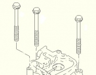 запчасти BF, Комплект болтов ГБЦ