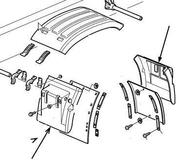 запчасти PACOL, Брызговик