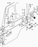 запчасти COVIND, Замок кабины