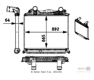 запчасти HELLA, Радиатор интеркулера