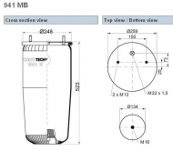 запчасти AIRTECH, Пневмоподушка