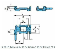 запчасти BPW, Пластина опорная