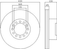 запчасти Roadwin, Диск тормозной