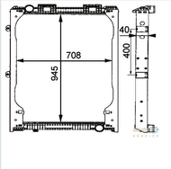 запчасти HELLA, Радиатор водяной