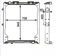 запчасти BEHR, Радиатор водяной