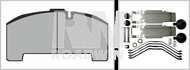 запчасти Roadwin, Колодки тормозные